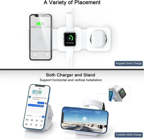 3-in-1 Pad Wireless Charging