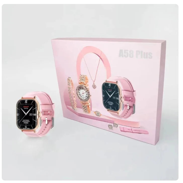 A58 5 in 1 Smart Watch For Women