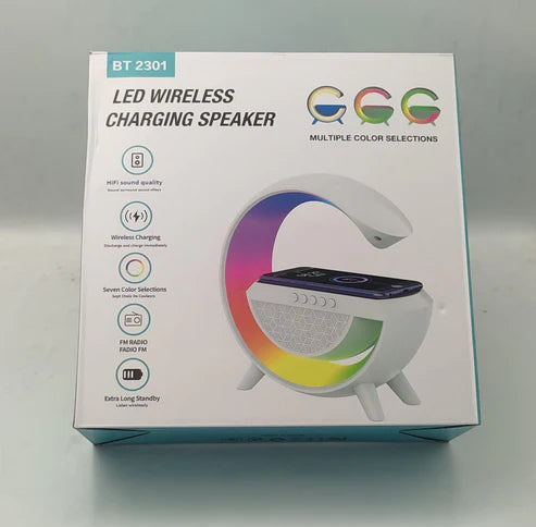 G Led Wireless Charger Speaker