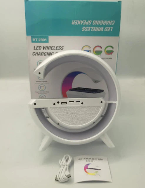 G Led Wireless Charger Speaker